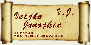 Veljko Janojkić vizit kartica